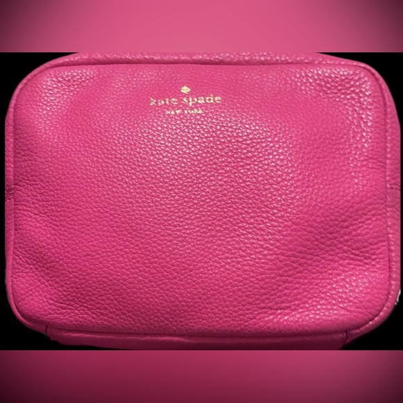 Kate Spade Larger Grey Street Mindy Leather Crossbody Silvertone Hardware Excel - Picture 5 of 17